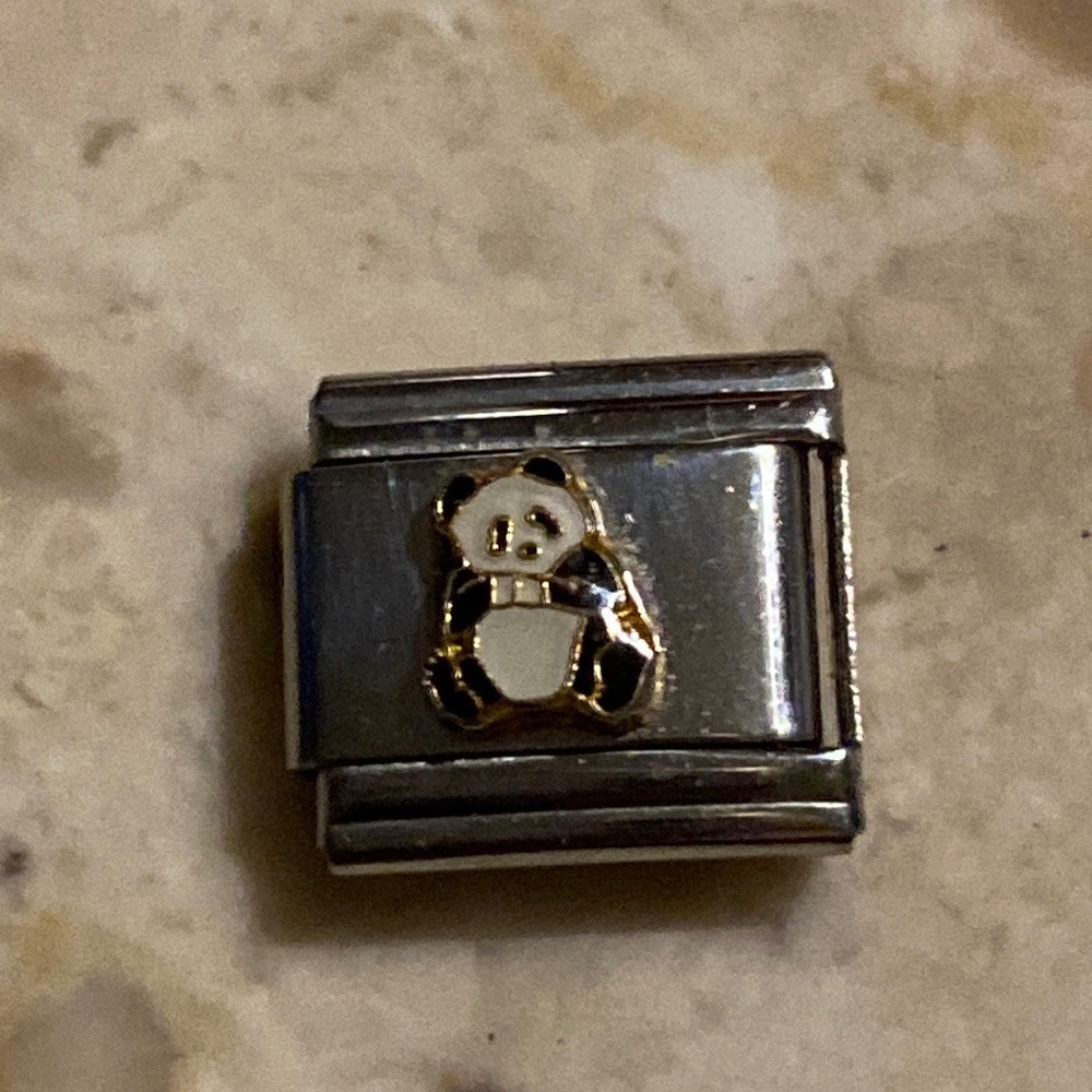 Panda Bear Italian Charm